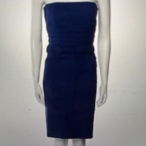 M Missoni Strapless Cobalt Blue Dress